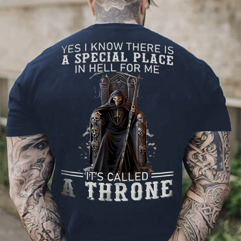 A Special Place In Hell For Me-A Throne Men's Cotton Tees