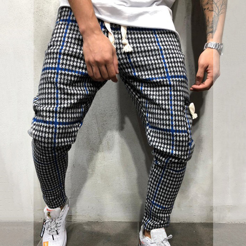 Men's Stylish Personality Striped Comfortable Casual Pants
