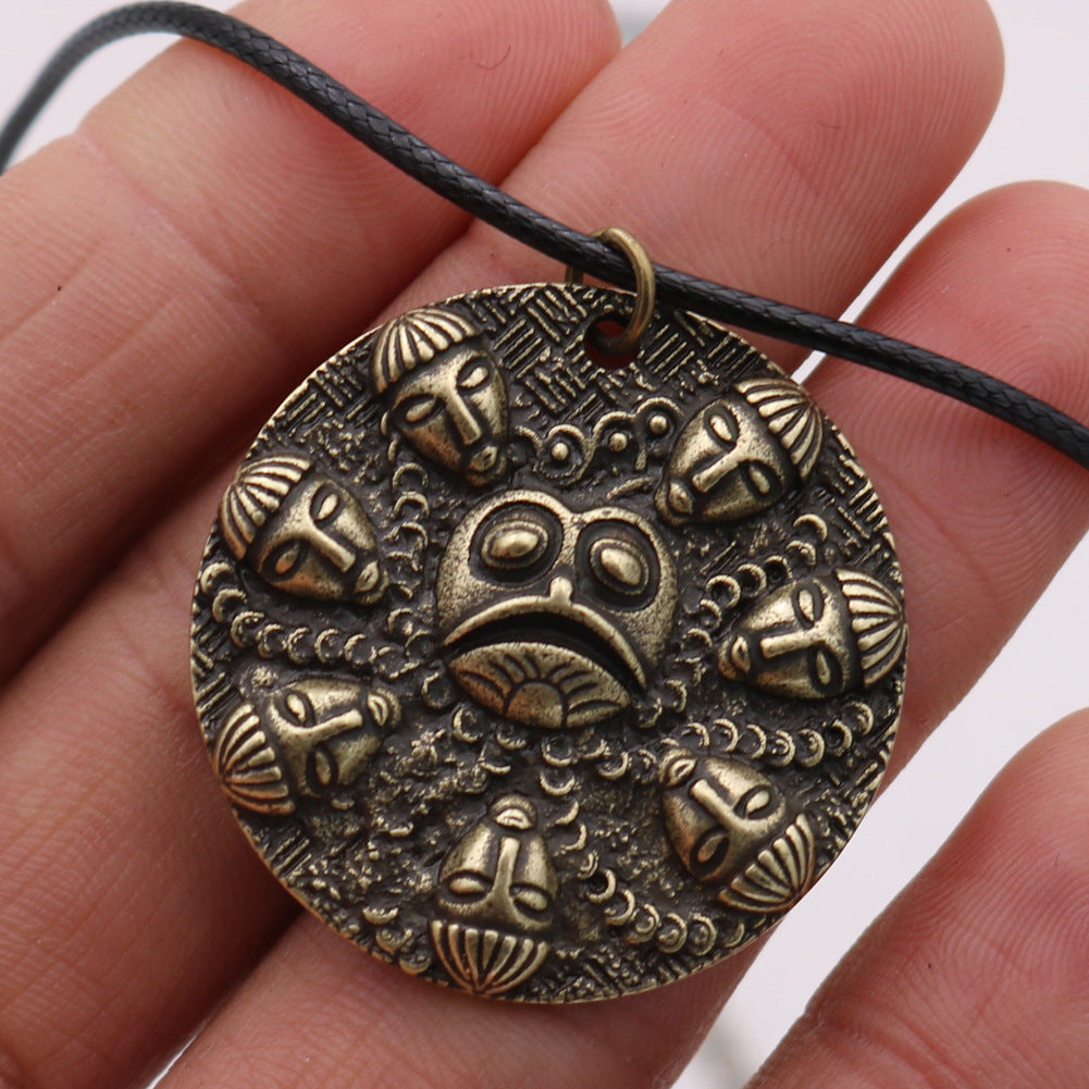 Viking Ogma Medallion Men's Casual Necklace