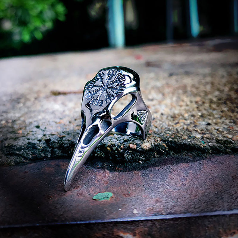 Men's Viking Crow Casual All-match Ring