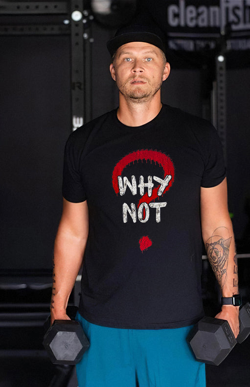 Why Not Printed Men's Casual T-Shirt