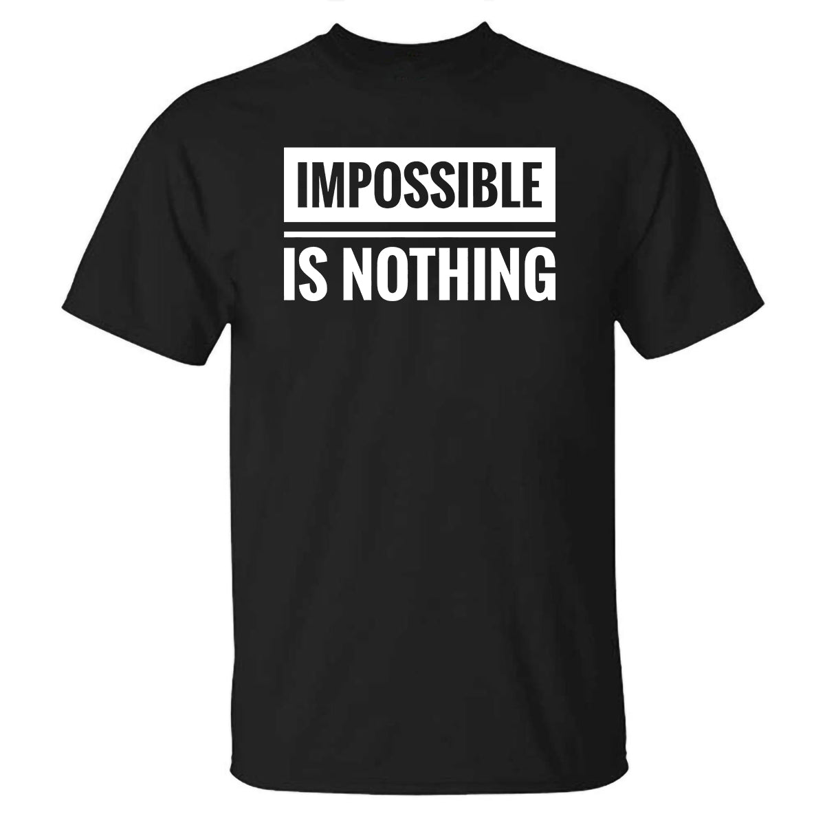Impossible Is Nothing Printed T-shirt