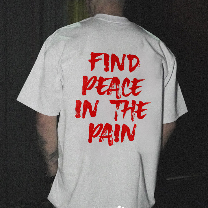 Find Peace In The Pain Men's Trend T-shirt