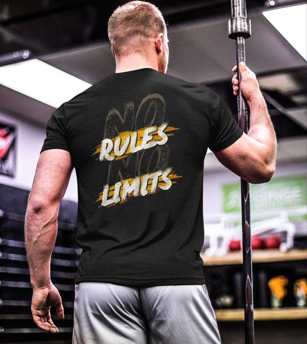No Rules No Limits Printed T-shirt