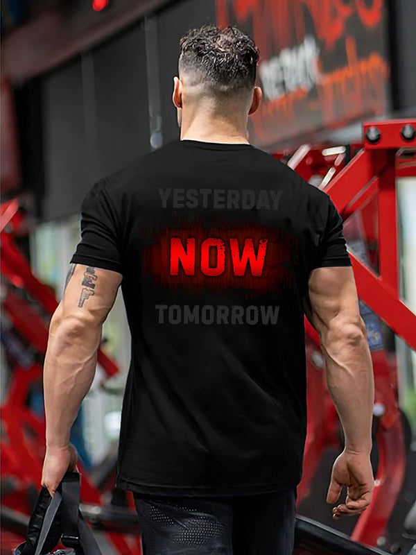Yesterday Now Tomorrow Printed T-shirt