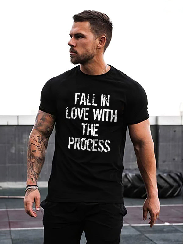 Fall In Love With The Process Printed T-shirt