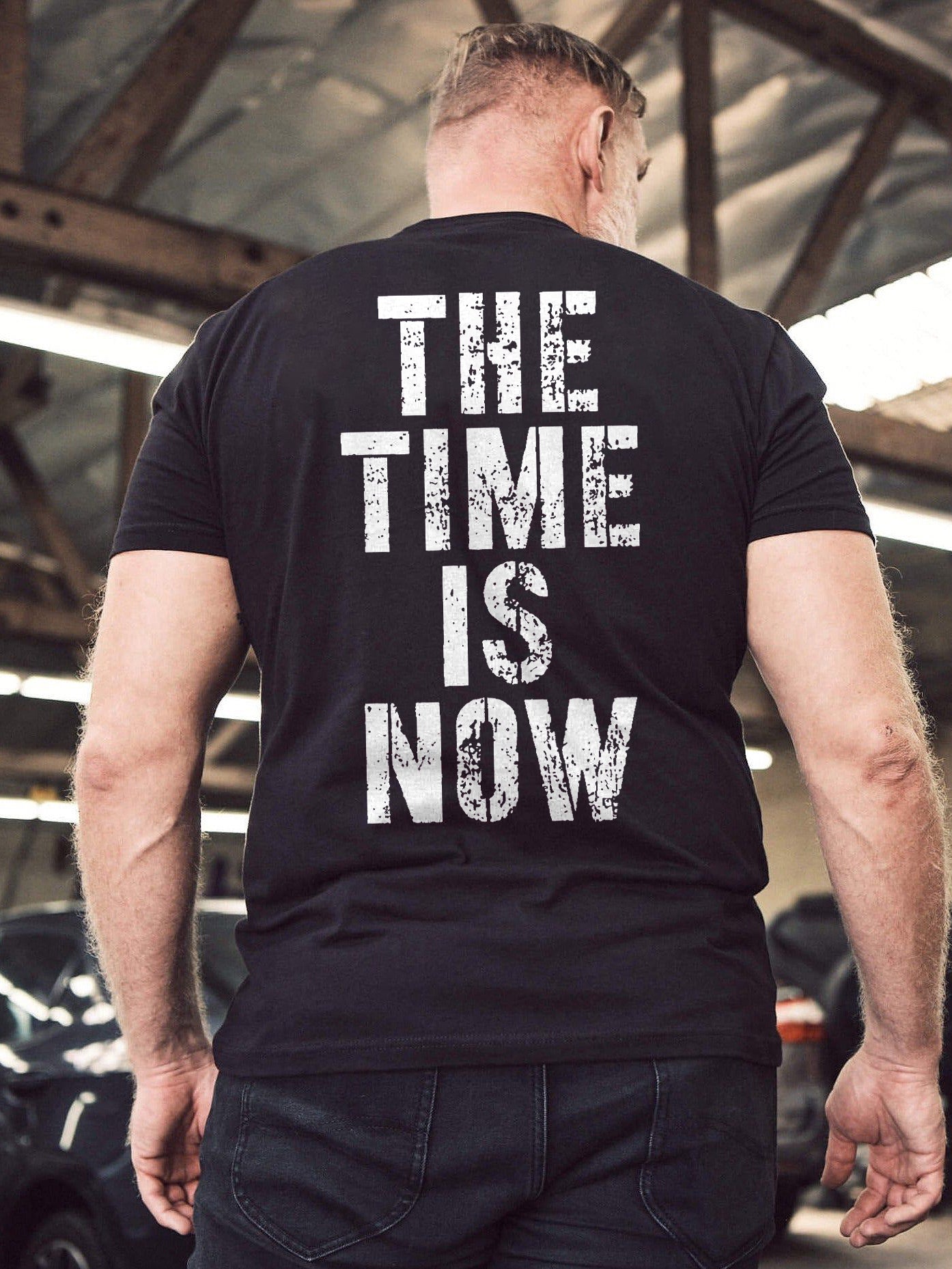 The Time Is Now Printed T-shirt